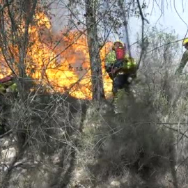 Se da por estabilizado el incendio de Tárbena (Alicante)