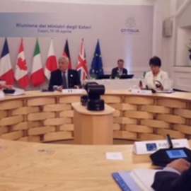 Los ministros de Exteriores del G7 cierran su reunión en Capri