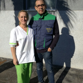 Teresa Torres y Emilio Irles tras conocer la sentencia del TJUE que les da la razón respecto a la devolución íntegra de las cláusulas suelo que el Banco Popular les cobró de manera indebida.