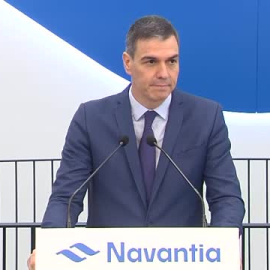 Sánchez anuncia la construcción de un nuevo buque para Defensa en los astilleros de Navantia