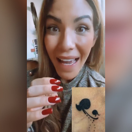 Tamara Gorro enseña su nuevo tatuaje familiar