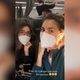 Paz Padilla y su hija comparten su experiencia de volver a un avión