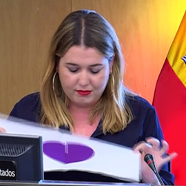 El repaso de Ángela Rodríguez al PP: "El histórico del gasto en personal eventual lo tuvo Aznar"