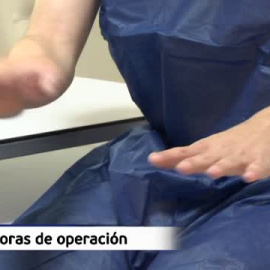 Daniel ya tiene tres dedos de sus pies implantados en su mano 