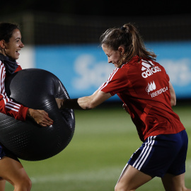 Entrenamiento de la Selección española Femenina