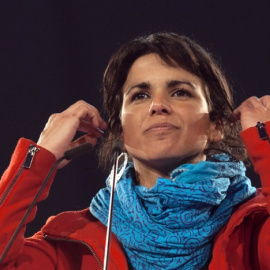 Teresa Rodríguez, durante un acto de Podemos en Sevilla. - AFP