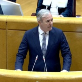 Azcón avisa de que los socios de Sánchez lo van a "estrujar" con temas como el referéndum