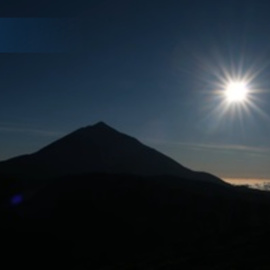 El eclipse solar, visto desde el Observatorio del Teide