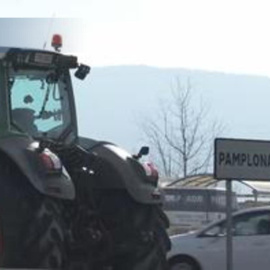 Los agricultores navarros retoman sus protestas