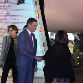 Sánchez inicia en Kenia su viaje a África