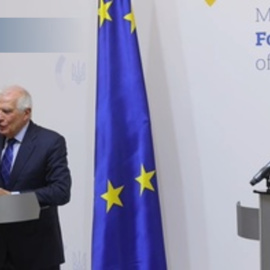 El responsable de Política Exterior de la UE, Josep Borrell, visita Ucrania