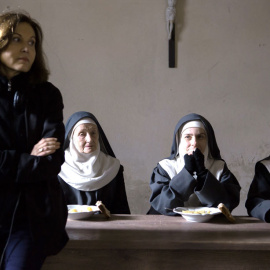 La directora Anne Fontaine, en el rodaje