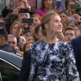 La Familia Real llega al Teatro Campoamor para la celebración de los Premios Princesa de Asturias 2022