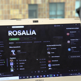 Rosalía, la artista española más escuchada en Spotify