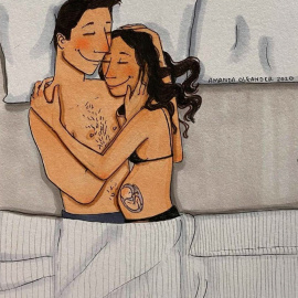 Paula Echevarría comparte una ilustración de lo más especial