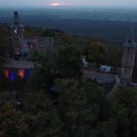 Los alemanes celebran Halloween en el castillo de Frankstein