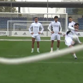 El Real Madrid prepara el partido contra el Celtic que se disputa en el Santiago Bernabéu