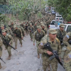 Unos 5.000 soldados y policías son desplegados en el norte de El Salvador