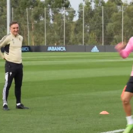 Primer entrenamiento del Celta a las órdenes del portugués Carlos Carvalhal
