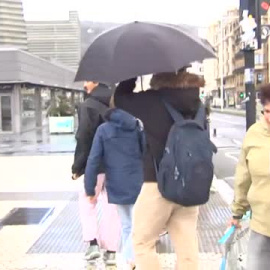 Primera nevada del otoño en el Pirineo navarro