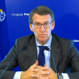 Feijóo se presenta en Uruguay como la alternativa "moderada, centrista y reformista"