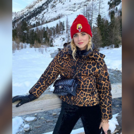 Chiara Ferragni disfruta de la nieve de Suiza