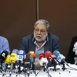 El alcalde de Dos Hermanas, Francisco Toscano, en la rueda de prensa tras la cumbre 'sanchista'. /EFE