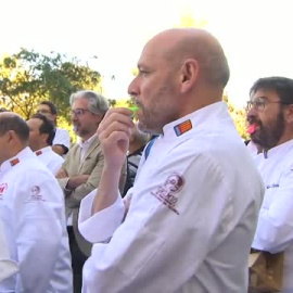 Protesta de los panaderos valencianos por el precio de la electricidad