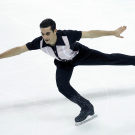 Javier Fernández compitiendo en el Grand Prix el pasado día 10. /REUTERS