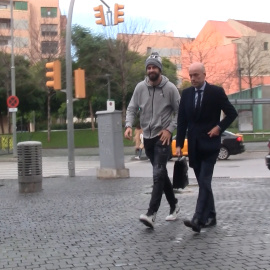 Gerard Piqué llega a los juzgados de Barcelona
