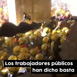 Los trabajadores públicos de Catalunya dicen basta