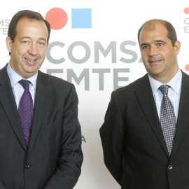 Jorge Miarnau y Carles Sumarroca, de Comsa Emte. E.P.