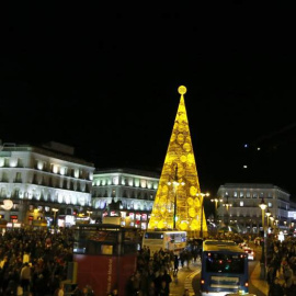 Aspecto de la Puerta del Sol el año pasado.