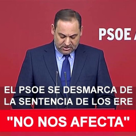 El PSOE se desmarca de la sentencia de los ERE