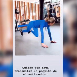 Carla Pereyra anima a sus seguidores a hacer ejercicio