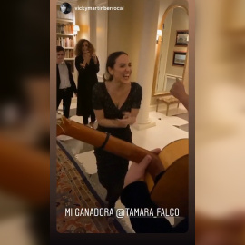 Así ha celebrado Tamara Falcó su victoria en 'MasterChef Celebrity'