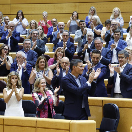 Así ha sido el careo entre Sánchez y Feijóo en el Senado