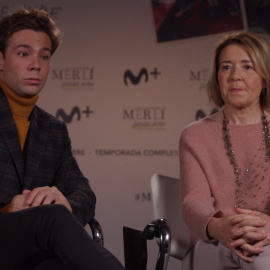 Los actores de Merlí defienden el catalán y el español