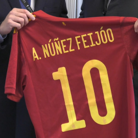 Rubiales se reúne con Feijóo en Afouteza 