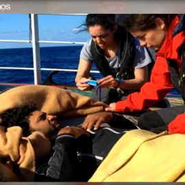 La situación de los migrantes rescatados por el 'Madre Loreto' es cada vez más extrema