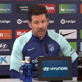 Simeone. "Joao está entrenando mejor para cuando le toque jugar"  
