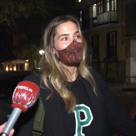 María Pombo aclara que aún no está de parto