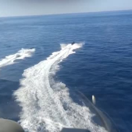 La Guardia Civil recupera un alijo de 3500 kilos de hachís en una persecución en el mar