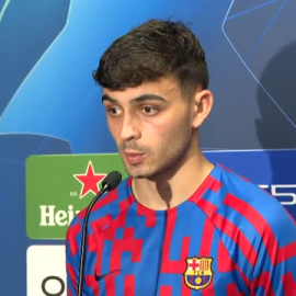 Pedri reconoce el "fracaso" de quedar apeados de la Champions: "No estamos preparados para competir"