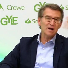 Feijóo no sabe que '1984' se publicó en 1949: "Aquella distopía escrita por Orwell allá por el año 1984"