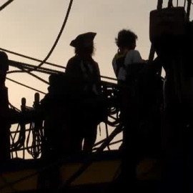 Llega al puerto de Barcelona el Götheborg de Suecia, una réplica de un mercante del siglo XVIII