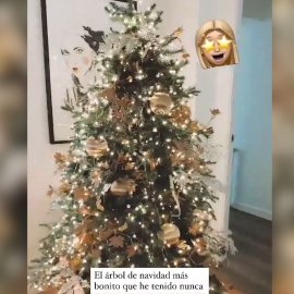 Laura Escanes presume de árbol de Navidad