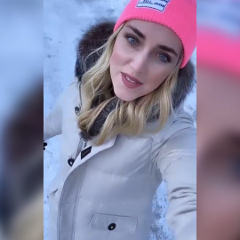 Chiara Ferragni disfruta de sus vacaciones de Navidad en la nieve