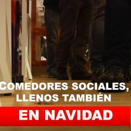 Comedores sociales, llenos también en Navidad