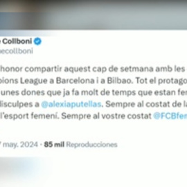 Collboni se disculpa con Putellas por la polémica en la recepción institucional al Barça